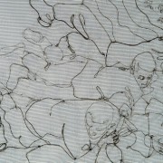 Mourning Embroidery 3 / detail- Herald In The Sky