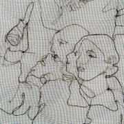 Mourning Embroidery 3 / detail- Soldiers To The End