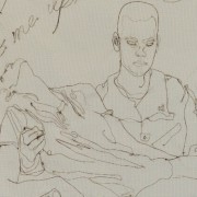 Mourning Embroidery 6 / detail- sorrow
